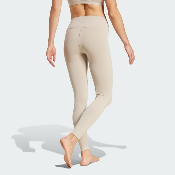 adidas Pants - ✨ Adidas AEROREADY High Rise Leggings Beige Size S